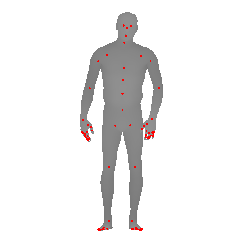 Aligned keypoint and segmentation labels